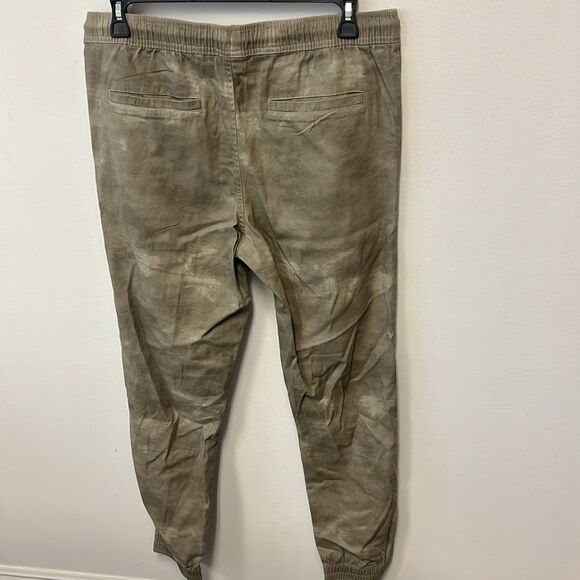 Burnside Men's Olive Tie Dye Jogger Pants L - Picture 5 of 7
